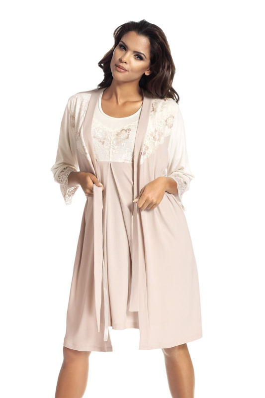 Dámský župan Hamana Elle gown nude Barva: Tělová, Velikost: 4XL
