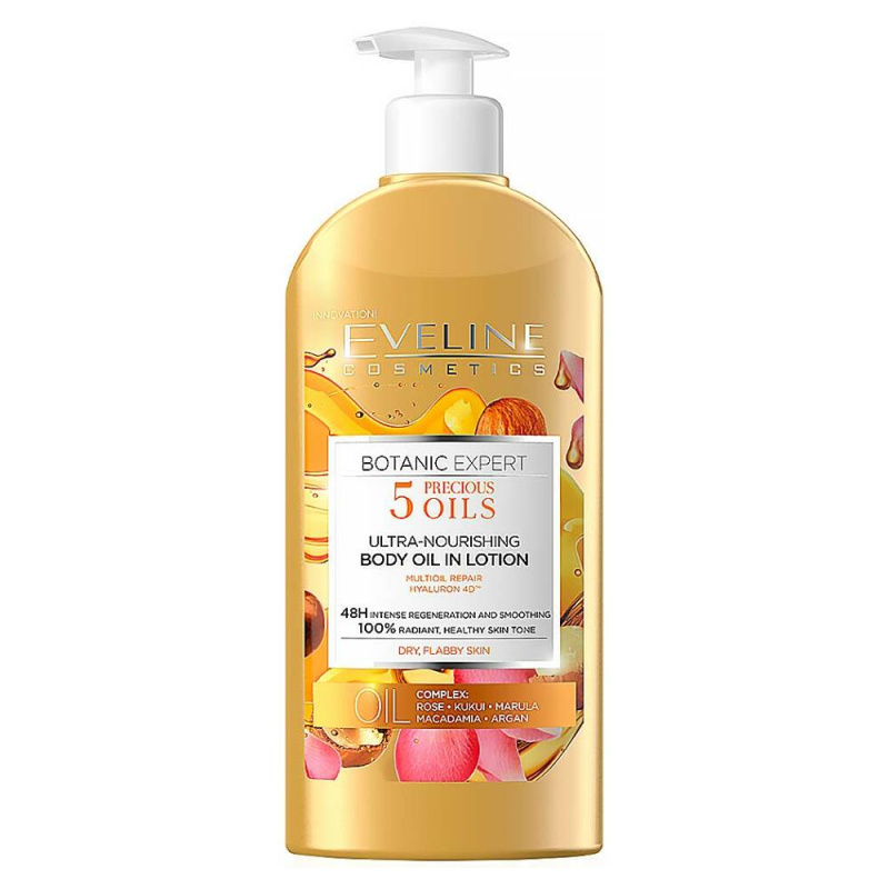 Eveline Cosmetics Botanic Expert výživné tělové mléko pro suchou pokožku 350 ml