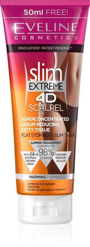 Eveline Cosmetics Slim Extreme 4D Scalpel tělové sérum k redukci podkožního tuku 250 ml