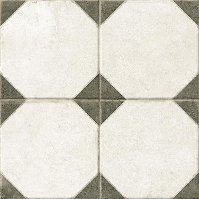 Dlažba Vesso Patchwork Green Mat 42/42