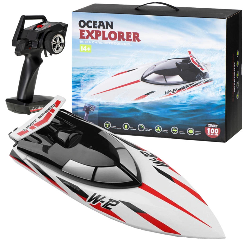 FunPlay FP-9567 WL912 RC člun na dálkové ovládání RTR 2,4 GHz dosah 100 m 24 km/h 1:1