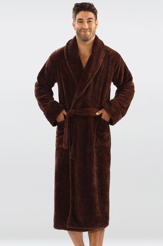 Pánský župan Dkaren 130 Barva: Hnědá, Velikost: 2XL