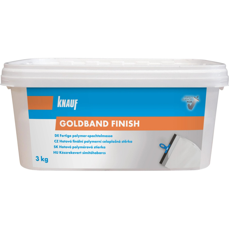 Knauf Hotová finální polymerní celoplošná stěrka GOLDBAND FINISH 3 kg