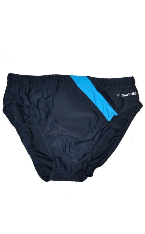 Plavkové kalhotky Sesto Senso art.411 M-2XL tmavě modrá M