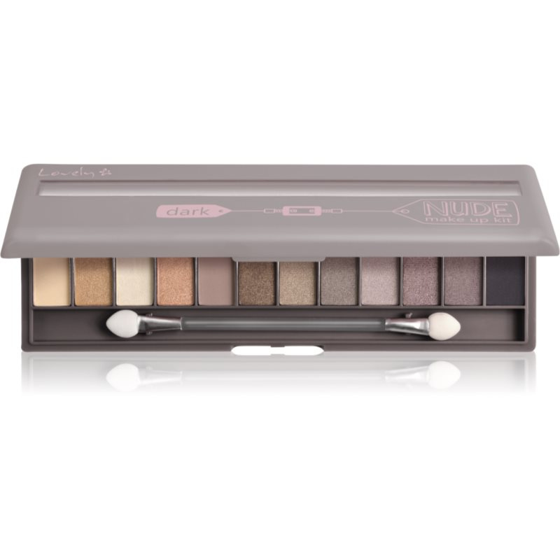 Lovely Nude Make Up Kit Dark paletka očních stínů 13 g
