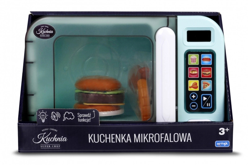 Super Chef 121319 Dětská mikrovlnná trouba s odpočtem