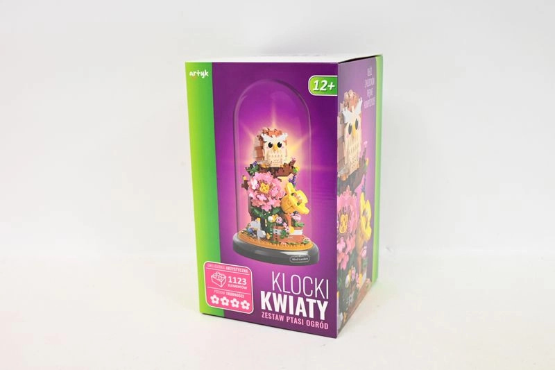 Stavebnice pod průhlednou kopulkou Sova