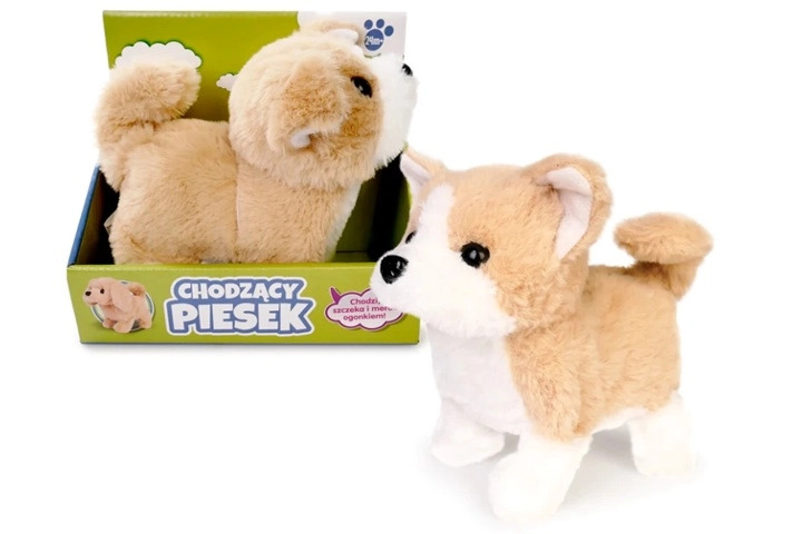 Chodící pejsek 15 cm