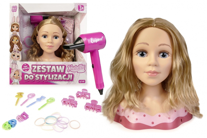 Hlava na česání Natalia