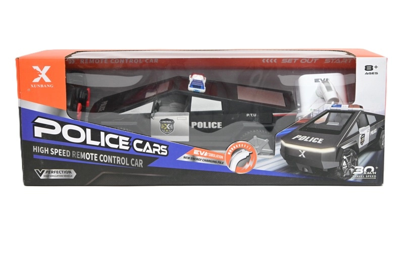 Futuristické dálkově ovládané policejní auto RC