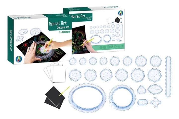 Spirograf - kreativní kreslicí sada