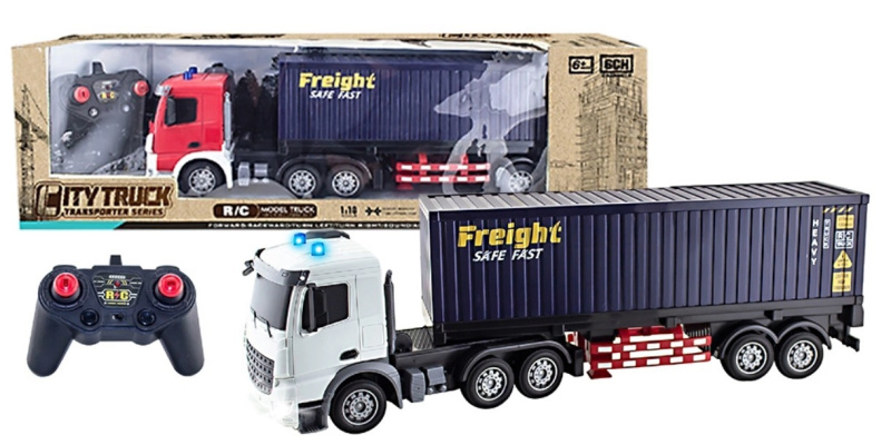 RC nákladní auto 1:18 s LED a zvuky