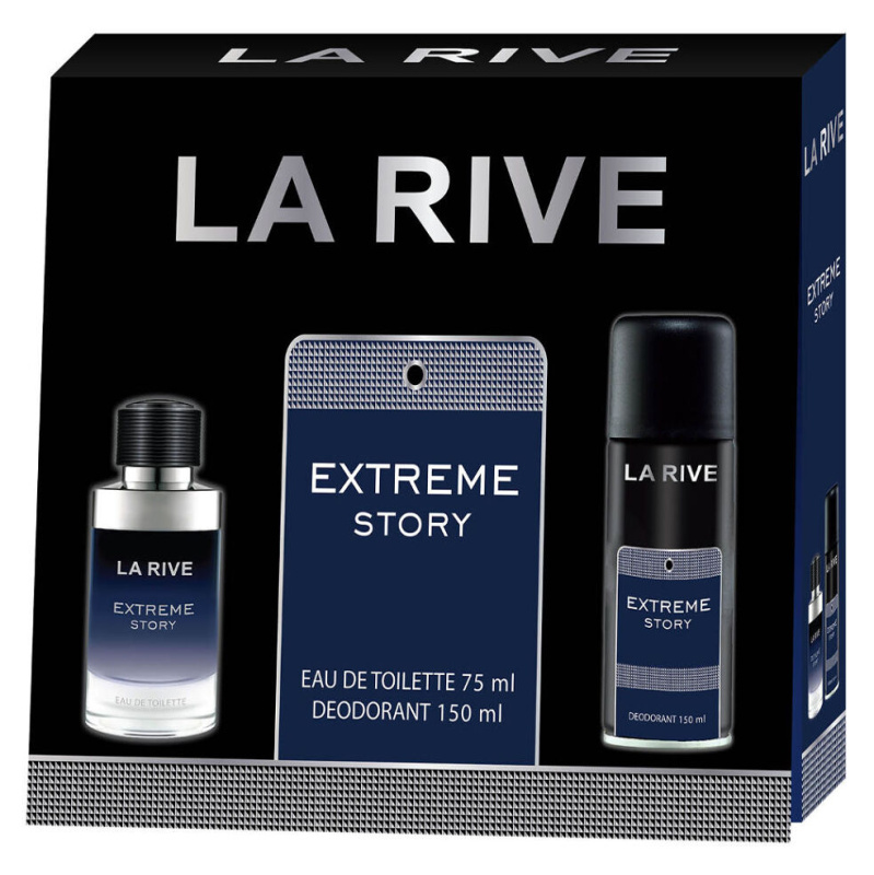 LA RIVE Extreme Story EdP 75 ml + deo 150 ml Dárkové balení