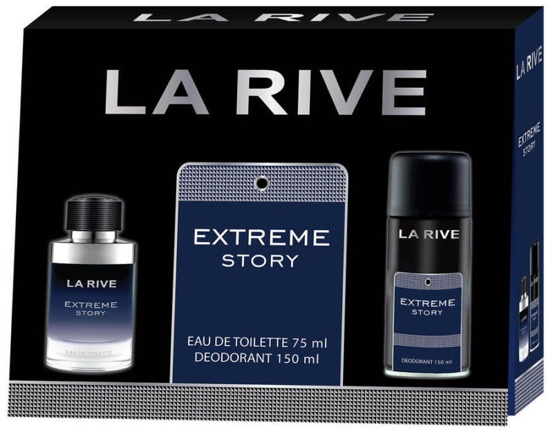 LA RIVE Extreme Story EdP 75 ml + deo 150 ml Dárkové balení