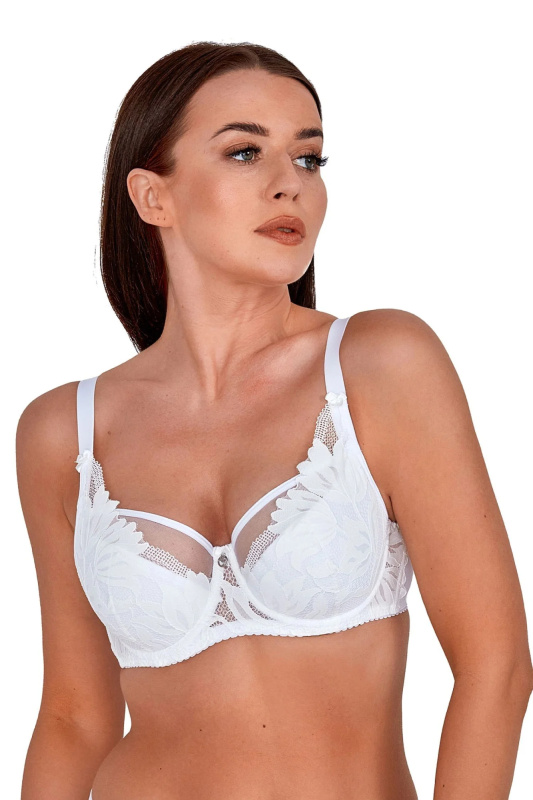 Dámská podprsenka 1134 white - GAIA bílá 100/C