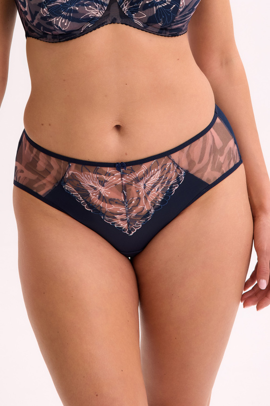 Gaia kalhotky GFP 1329 Sienna S-4XL námořnická růžová-navy XXL