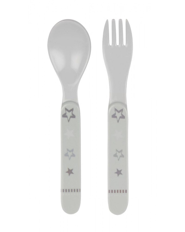 Dětský příborový set Šedý Effiki