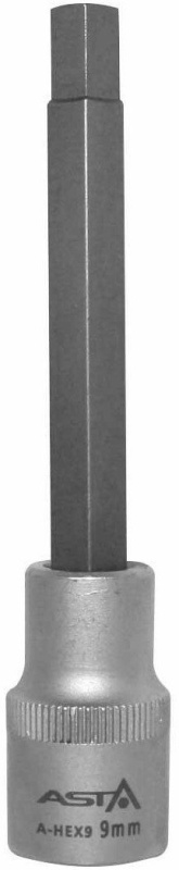 HEX imbus 9mm 1/2" na servis brzd VW T5, délka 110 mm - AHEX9