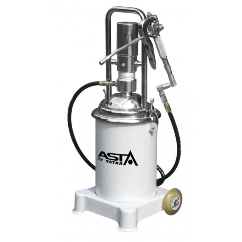 Maznice pneumatická na 13 kg maziva, hadice 2 m, pojízdná - ASTA