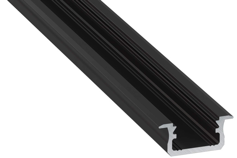 Profil hliníkový GREENLUX AL-PROFIL B černá 2M (10-0022-20)