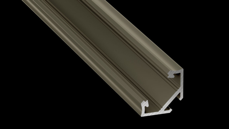 Profil hliníkový GREENLUX AL-PROFIL C INOX 2M (10-0033-20)
