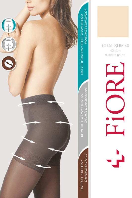 Fiore Total Slim 40 den M5207 barva:světlá přírodní 2-S