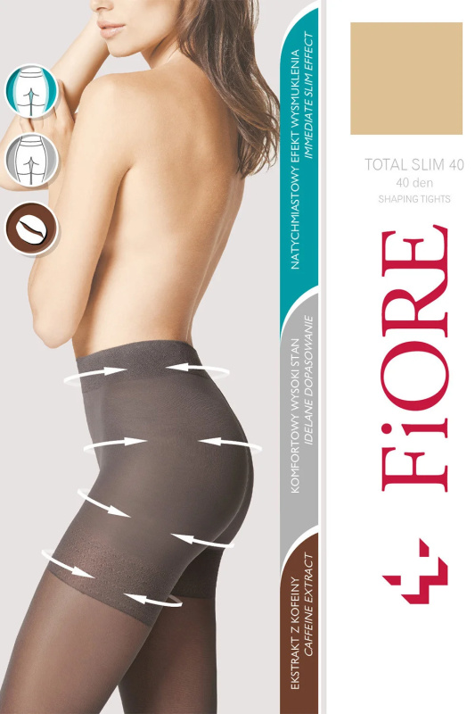 Fiore Total Slim 40 den M5207 barva:tan 5-XL