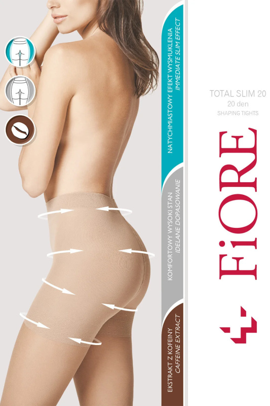 Fiore Total Slim 20 den M5206 barva:světlá přírodní 5-XL