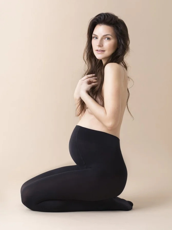 Punčocháče Fiore W 5002 Juno Mama 50 den 3-4 černá 3-M