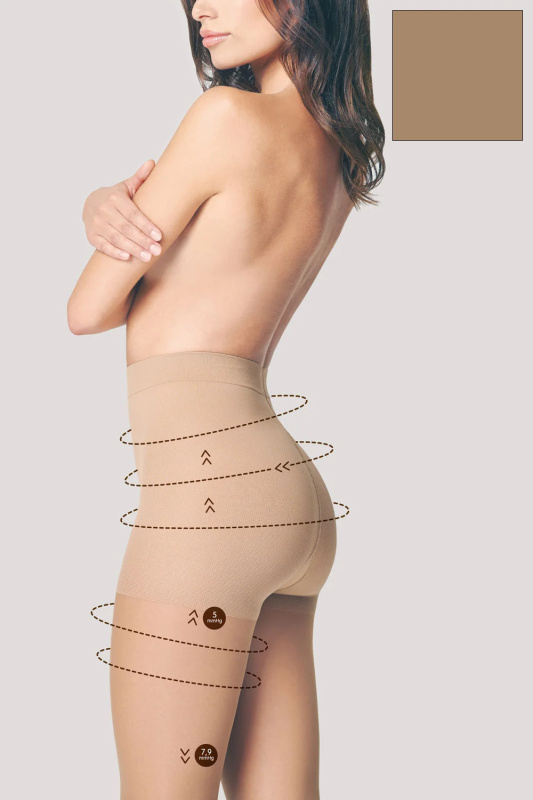 Silonkové punčocháče Fiore Comfort 20 den Barva: Béžová, Velikost: 5-XL