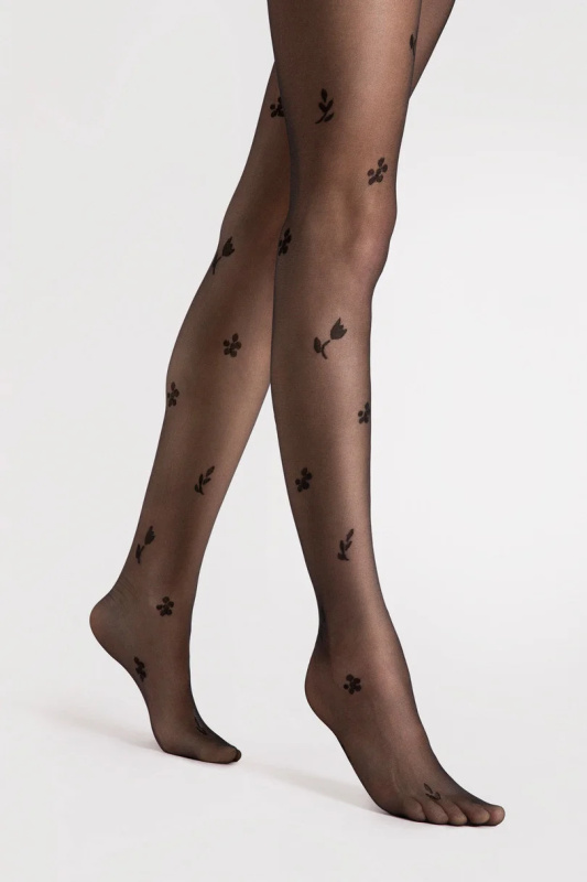 Dámské punčochy Fiore Petal 20 DEN G6121 Barva: Černá, Velikost: 4-L