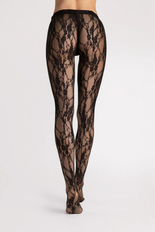 DONATELLA - KRAJKOVÉ PUNČOCHÁČE bílá S