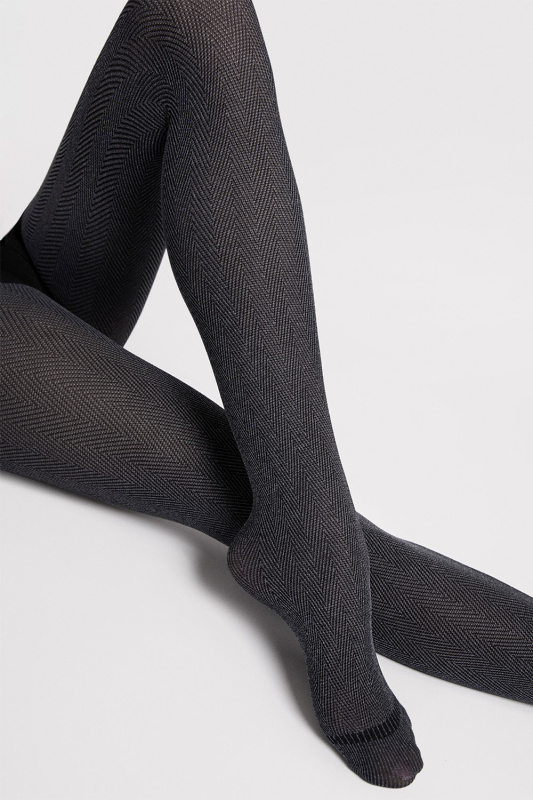 Silonkové punčocháče Fiore Velda 40 DEN G6128 Barva: Šedá, Velikost: S