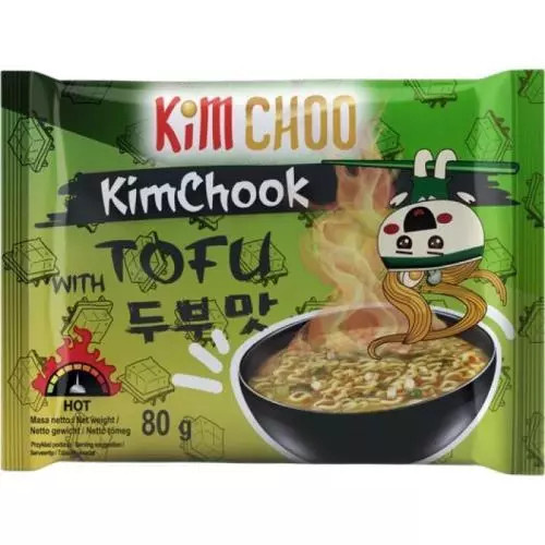 Kimchoo instantní nudle 80g pálivá příchuť tofu