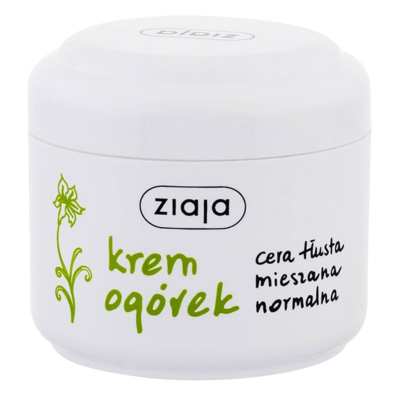 Ziaja Cucumber hydratační a zklidňující krém s vitamínem A a E 100 ml