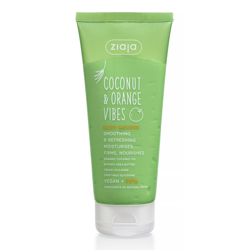 Ziaja Coconut & Orange Vibes tělová pěna s hydratačním účinkem 200 ml