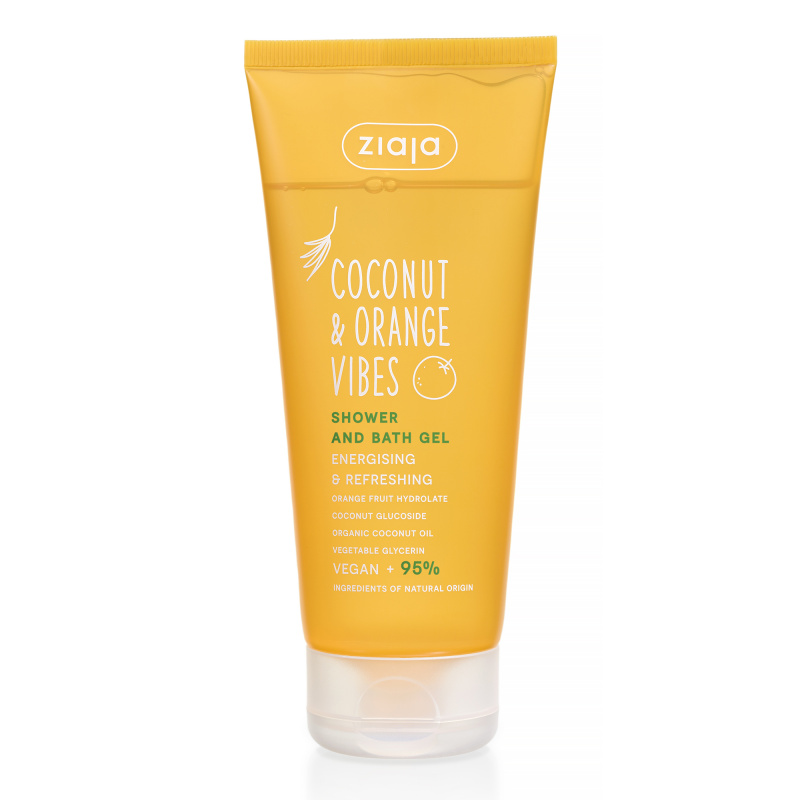 Ziaja Coconut & Orange Vibes sprchový a koupelový gel 200 ml