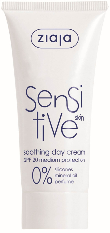 Ziaja Sensitive zklidňující krém pro suchou a svědící pleť SPF 20 50 ml