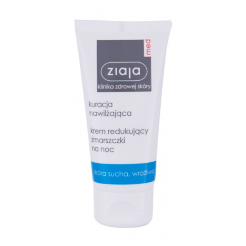 Ziaja Med Hydrating Care noční protivráskový krém pro citlivou a suchou pleť 50 ml