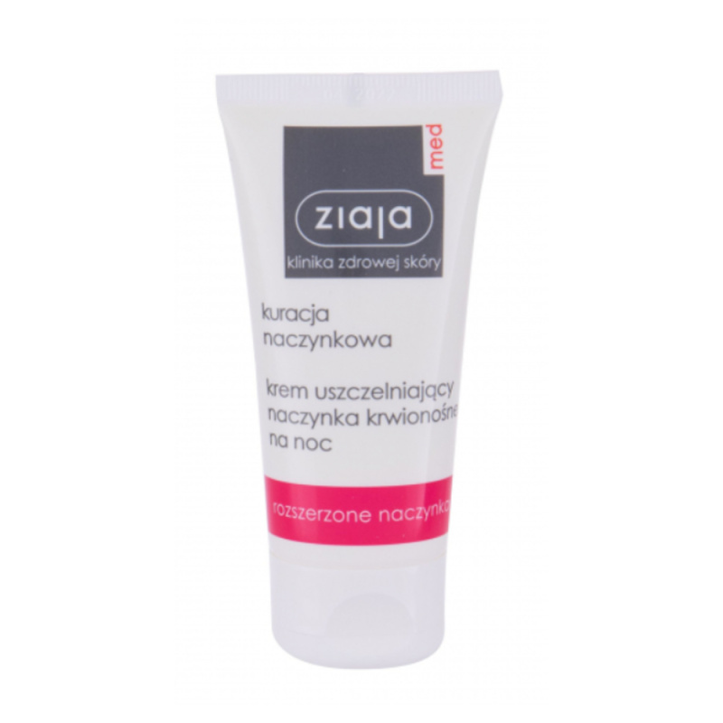 Ziaja Med Capillary Care posilující noční krém zabraňující tvorbě nových rozšířených žilek 50 ml
