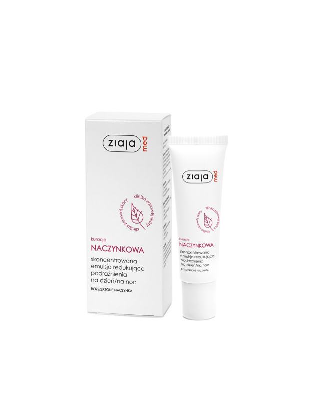 ZIAJA Med Capillary Treatment Denní pleťový krém Concentrated Emulsion 30 ml