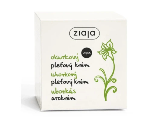 Ziaja Cucumber hydratační a zklidňující krém s vitamínem A a E 50 ml