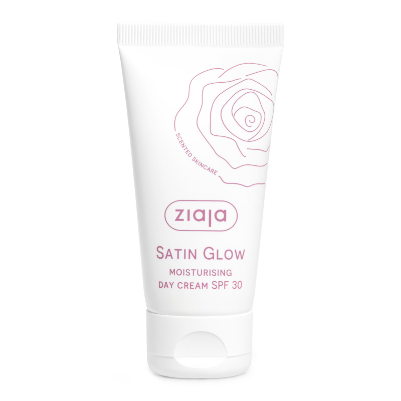 Ziaja Satin Glow Moisturising Day Cream hydratační denní krém SPF 30 50 ml