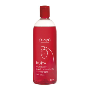 Ziaja Fruity Cranberry & Wild Strawberry hydratační sprchový gel 500 ml