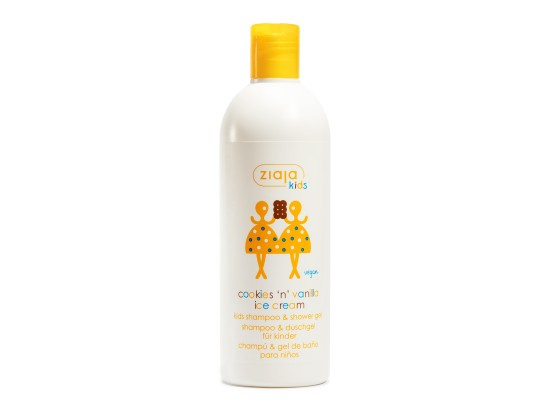Ziaja Kids Cookies 'n' Vanilla Ice Cream šampon a mycí gel 2 v 1 pro děti od 3let Cookies & Vanilla 400 ml