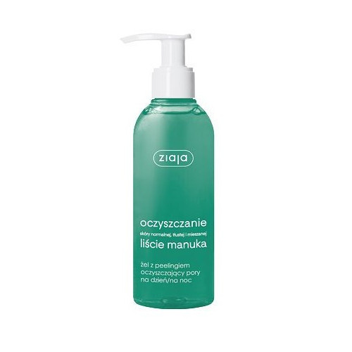Ziaja Manuka Tree Purifying peelingový čisticí gel pro stažení pórů 200 ml