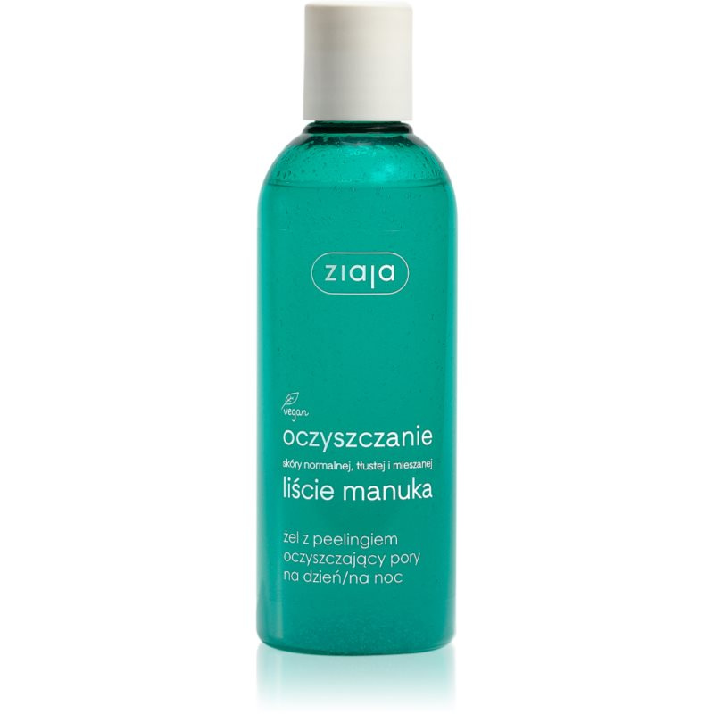 Ziaja Manuka Tree Purifying peelingový čisticí gel pro stažení pórů 200 ml