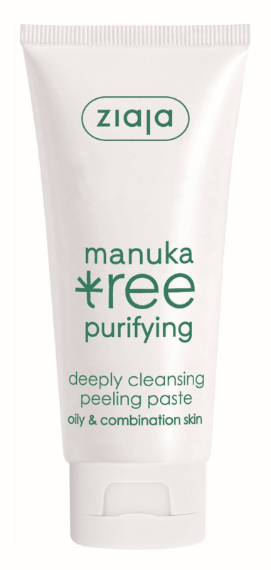 Ziaja Manuka Tree Purifying čisticí peelingová pasta pro normální až mastnou pleť 75 ml