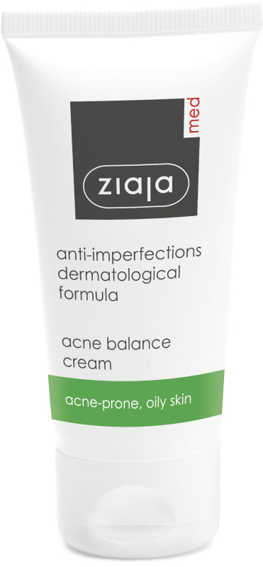 Ziaja Med Antibacterial Care lokální péče proti akné na obličej a tělo 50 ml