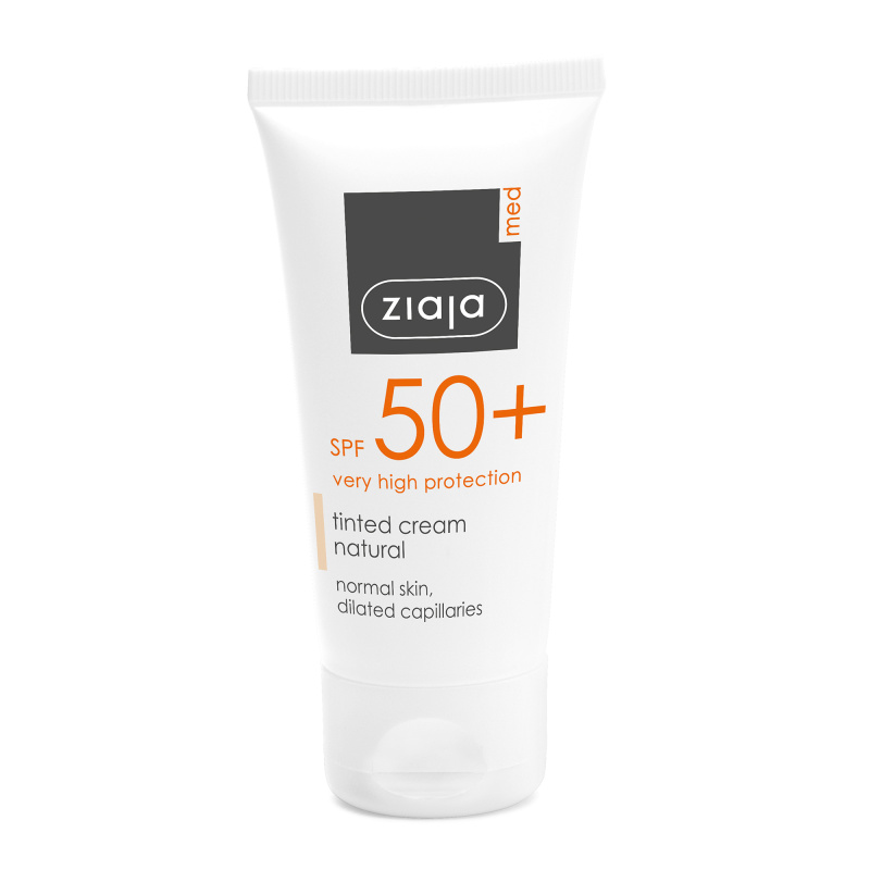 ZIAJA Med Tónovací krém SPF 50+  přirozený 50 ml